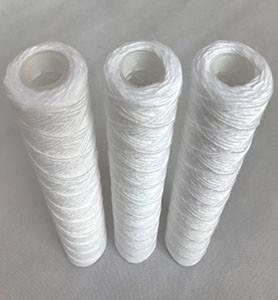 Cheap Water Treatment Systems 1um Wire Wound Filter Cartridge for sale