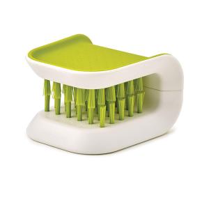 Quality Bristle Scrubber Spoon Knife Double Sided Scrub Brush Stocked wholesale