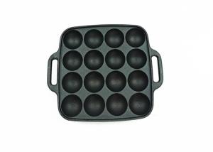 Quality BSCI SGS Cast Iron Grill Griddle Takoyaki Grill Pan For Stovetop wholesale