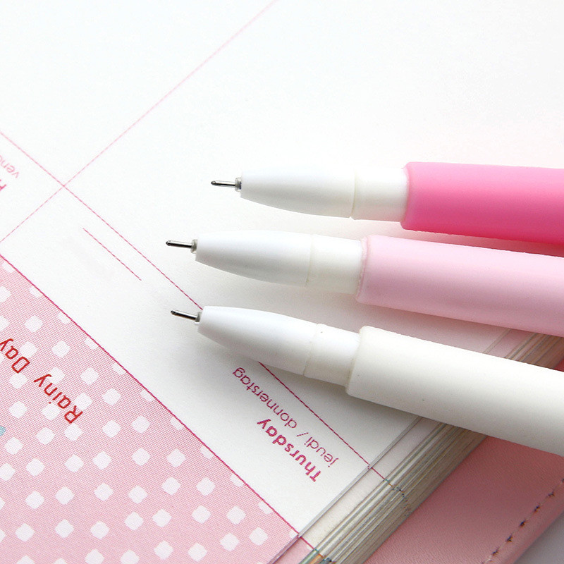 Flamingo Shaped 0.5mm Plastic Gel Pen Advertising Gifts Neutral Pen Small Prizes