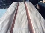 Sliced African Okoume Wood Veneer Sheet Crown/Quarter Cut