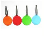 Full Color Rubber Luggage Tags , Personalised Suitcase Tags Plastic
