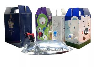 Quality Transparent 22L 25L 50L Aluminum Aseptic Bag In Box With Spigot For Liquid Beverage wholesale