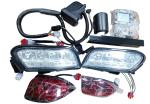 12V-48V Club Car Tempo Light Kit Providing Better Visibility At Night