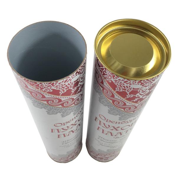 Cheap Gloss Surface Custom Printed Paper Tubes Gift Cardboard Mailing Tube for sale