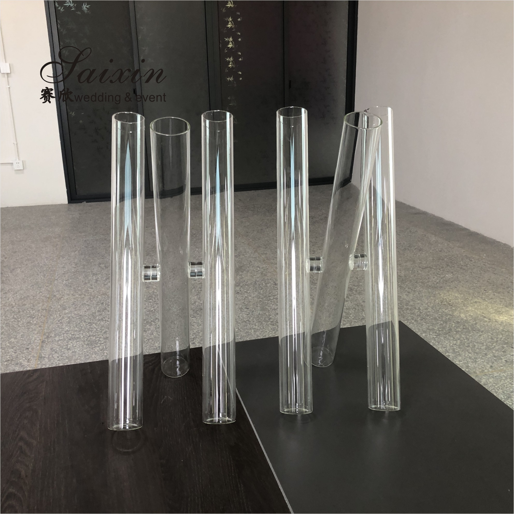 Unique Decorative Vases Black Wedding Centerpieces 3 Glass Cylinder Flower Vase
