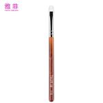 F19 Single Eyeshadow Brush White Goat Hair Smudge Brush Wood Handle Customize