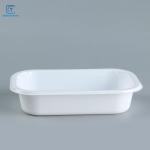 18*13*3cm Microwave Safe White CPET Trays Food Packaging