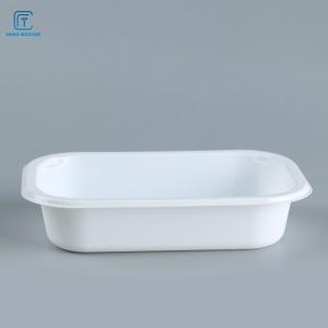 Quality 18*13*3cm Microwave Safe White CPET Trays Food Packaging wholesale