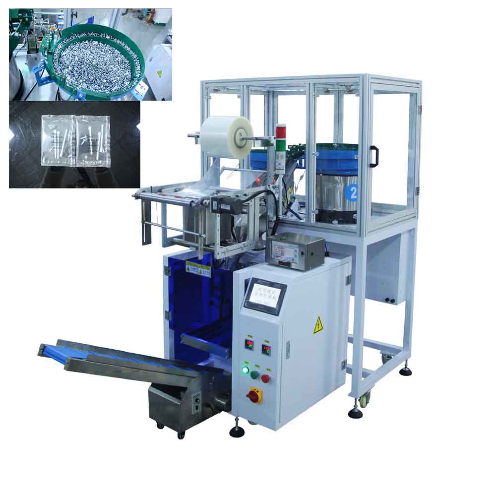 Automatic Screw Nails Nut and Bolts Counting Pouch Bagging Packing Bagger with Vibrators