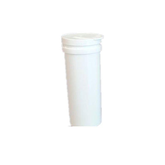 Medicine Packaging 48mm Glucose Test Strip Container with Desiccant Cover and Flip Cap