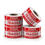Shipping Fragile Label Sticker Self Adhesive Stickers For Logistics Warning