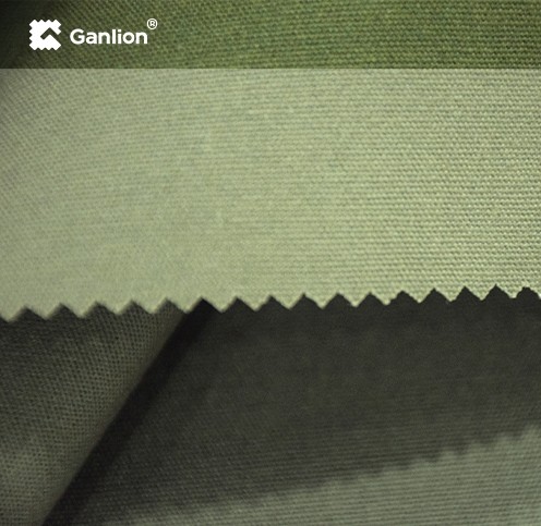 Light Green IRR Fire Retardant 100% Cotton Cloth Fabric Canvas 1/1