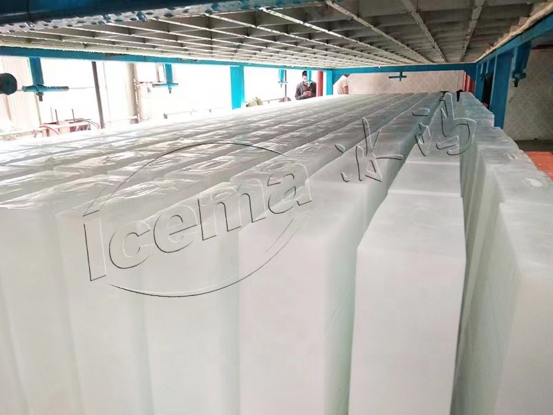 Industrial Direct Cooling Fresh Water Ice Block Machine 30 Tons