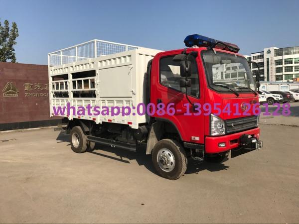FAW Jiefang Tiger V 4X4 Full Wheel Drive Rescue special cargo Truck With Yuchai