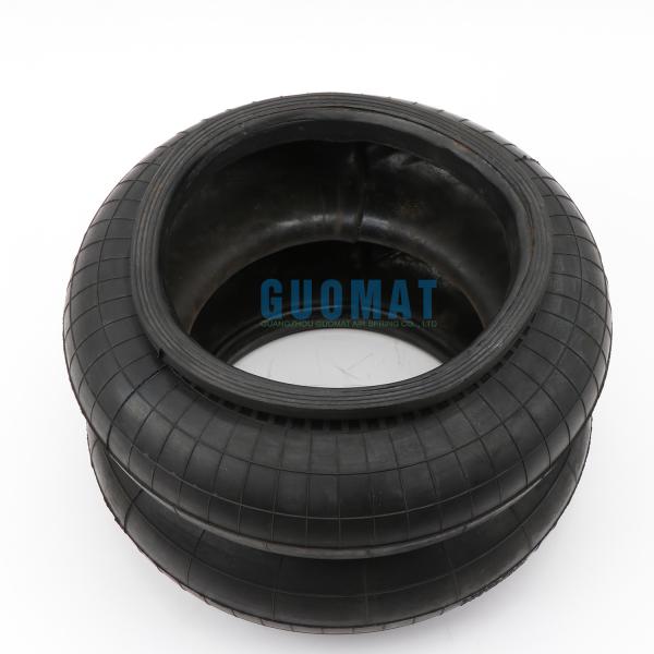 Cheap 350255H-2 Flange Type Connection Convoluted Rubber Air Bellow for sale