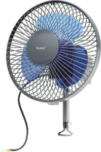 Quality Metal Black And Blue Car Cooling Fan / Auto Cool Fan 6&quot; Oscillating wholesale
