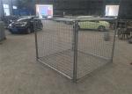 4mm Hot Dipped Galvanized Rubbish Cage Metal Garbage Cage Tube 32mm*1.5mm