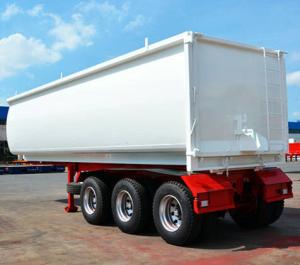 Quality Jost Kingpin U Shape Self-dumping Semi Trailer for Construction Waste/Sand Transport wholesale