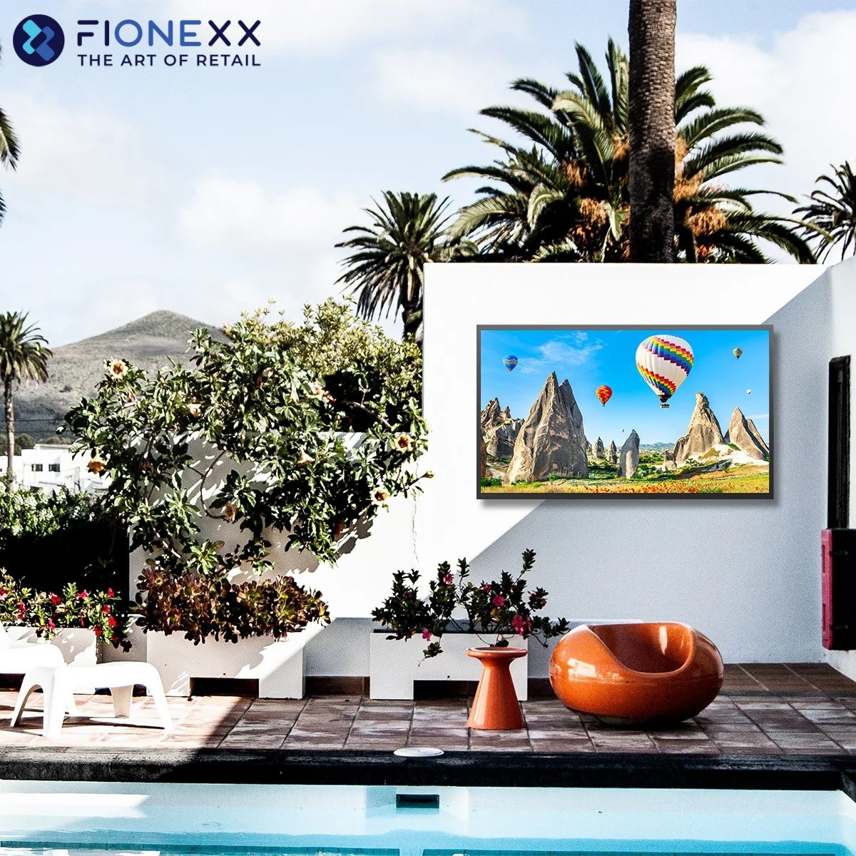 LED Display Technology Full Sun IP55 IP65 Waterproof QLED TV 2000nit 3500nits 4k Television HD All Metal Housing Outdoor TV