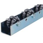 JY2047 Universal Metal Roller Track 49mm Dia Roller Channel Track