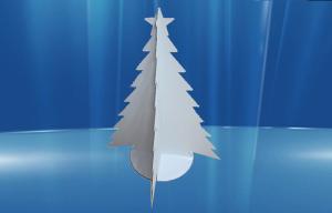 Quality Advertising Promotional Cardboard Display Model with Christmas Tree Shape wholesale