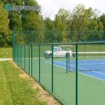Hot Dip Galvanized 6ft Tall PVC Coated Vinyl Fence 30m Length Sport Fence