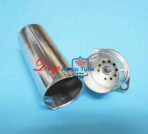 Quality 9 Pin Vacuum Tube Sockets Silver Color 70mm Shield Length For EL84 6P14 6BQ5 wholesale