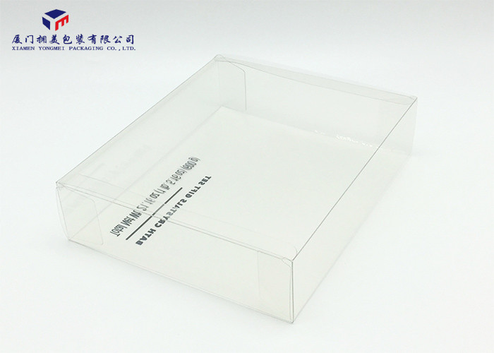 0.3mm Transparent Plastic Packaging Rectangle Two Ends Open 21.5X5.5X17.6cm