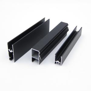 Quality Black Anodized Serie 3825 Aluminium Window Profiles For Door And Furniture wholesale