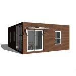 Compact Mobile Expandable Prefab House For Fashion Cafe Shop And Boutique Wine