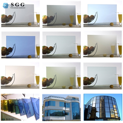 standard size of glass reflective