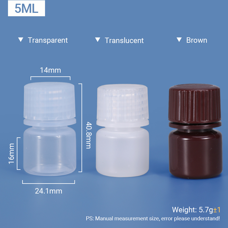 SCREW CAP Plastic PP Chemical Laboratory Reagent Bottle Packaging Of Biological Reagents
