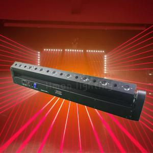 Quality American Dj Disco Lights 8 Eyes 500mW Red LED Laser Beam Bar Light for sale wholesale
