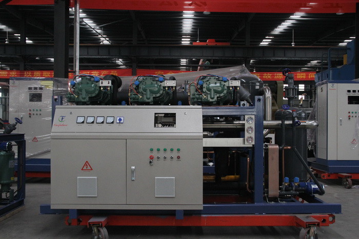 High Efficiency HSN Refrigeration Compressor Unit For -35degC-40degC