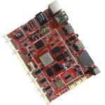 1.6mm PCB Assembly Services Red PCB Board For Industrial Motherboard