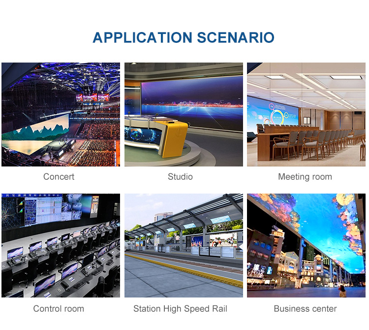 Small Pitch LED Display LED Video Wall Indoor Seamless Without Frame HRSIM-P1.66