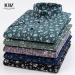 Men's Casual Hawaiian Lapel Shirt in Large Size Summer Floral Printing Thin