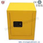 Yellow Powder Coated Flammable Chemical Storage Cabinets For Laboratory , Bench
