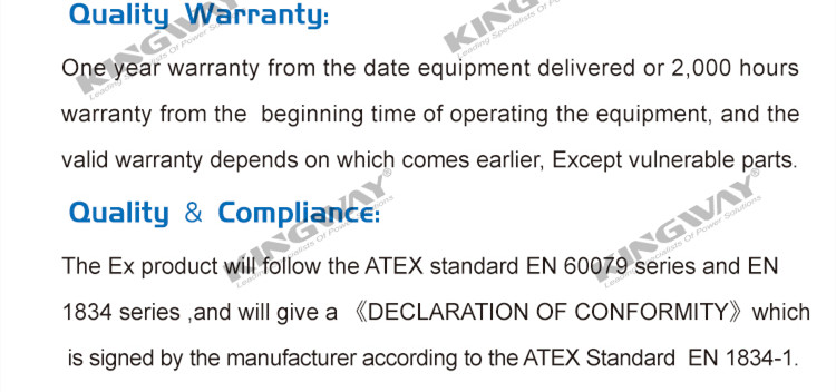 CE ZONE 2 ex-proof diesel engine units ATEX qualified explosion proof engine generator water pump set and air-comperssor set