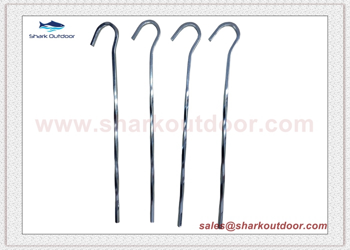 Steel Twist Drill Tent Peg stake