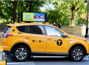Quality SMD2727 P5 Taxi Top Advertising Signs Outdoor LED Display Screen wholesale