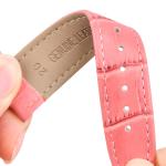 Custom Cowhide Watch Strap 12-24mm , Soft Leather Watch Band Waterproof