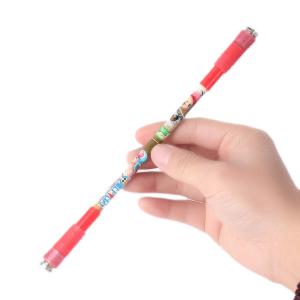 Quality Novelty Led Light Spinner Pen Fingertip Illumination Decompression Gyro Business Ballpoint Pen wholesale