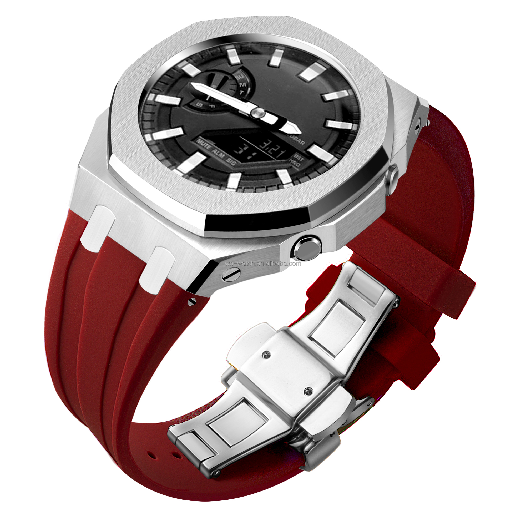 Ga2100 Mod Kit Stainless Steel Bezel Dial And Case Retrofit For Casio G Shock Ga 2110