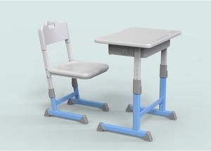 Quality Adjustable Plastic School Table Seat Colorful Primary Single Student Desk And Chair Set Wholesale wholesale