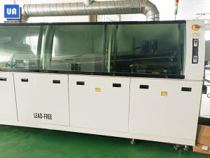 Quality Air Cylinder SMT Wave Soldering Machine 0.25MPa Spraying Pressure wholesale