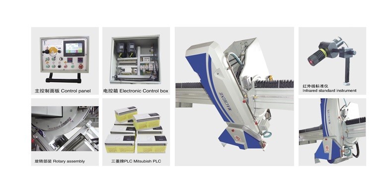 625mm Blade Bridge Saw Cutting Machine