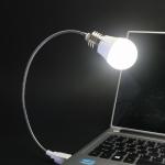 Promotional LED USB light bulb Metal + plastic logo customized