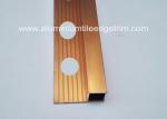 Bright Polished Copper Aluminium Square Edge Tile Trim 10mm x 2m Length